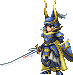 Warrior of Light's pixel-art Vision sprite